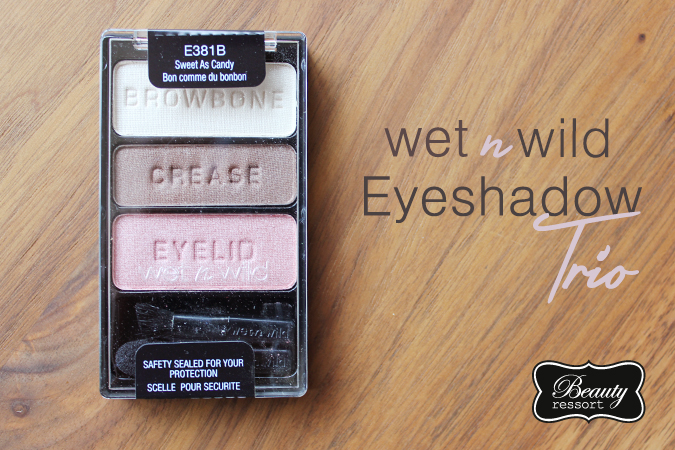 Review: wet n wild Eyeshadow Trio "sweet as candy"