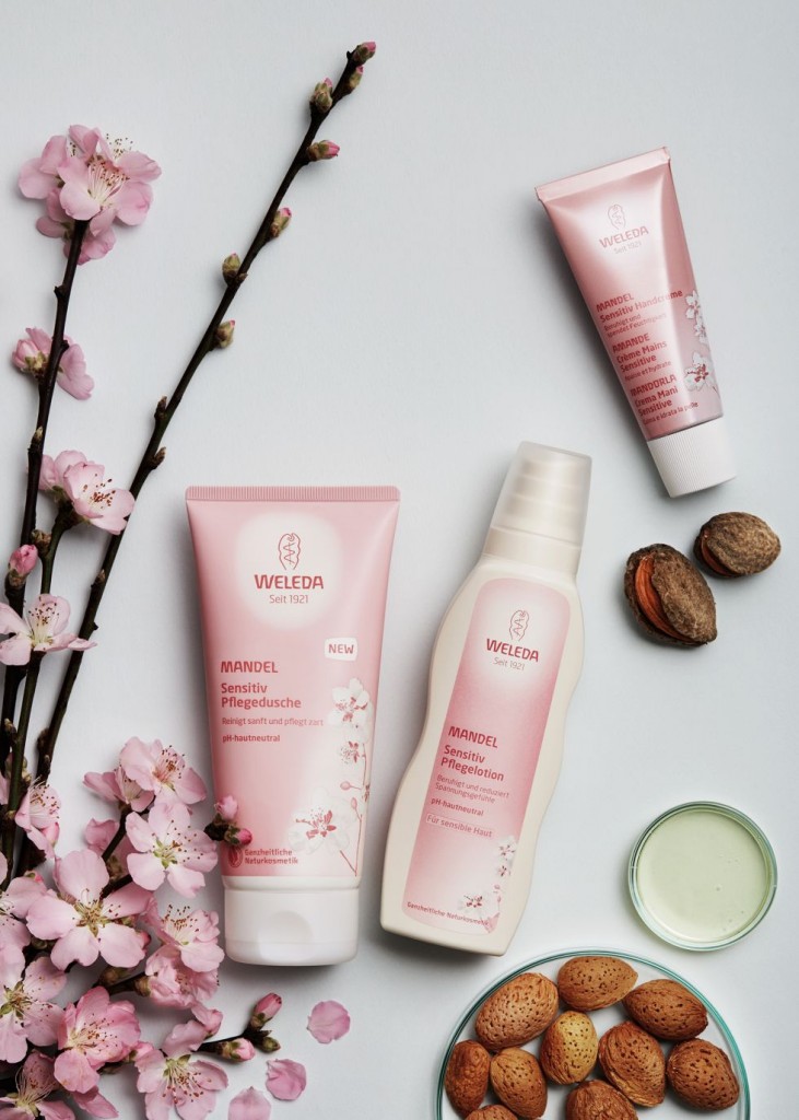 Neu auf dem Markt: Weleda’s Mandel Sensitiv Körperpflegeserie